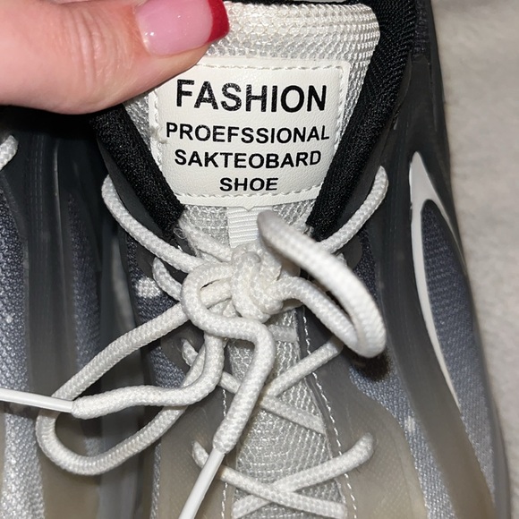 Black, White and Gray Sneakers - Picture 5 of 5